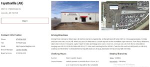 Storage fee